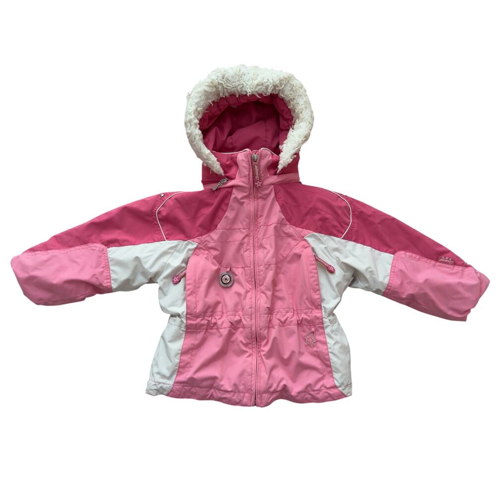 Obermeyer Girls Pink Ski Jacket Size 5 I-Grow Winter Coat